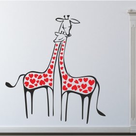 наклейки girafes