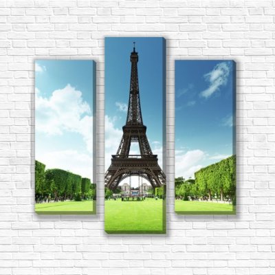 модульные картины Парижская башня