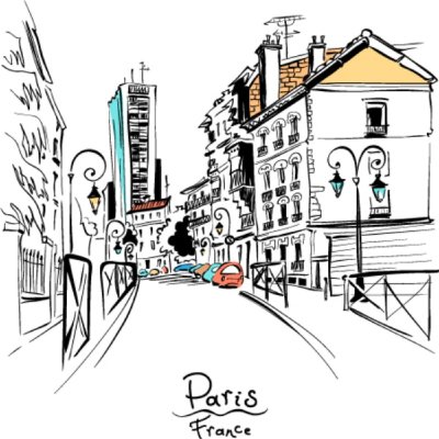 постеры Парижский этюд