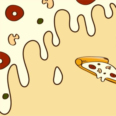 постеры Свежая пицца