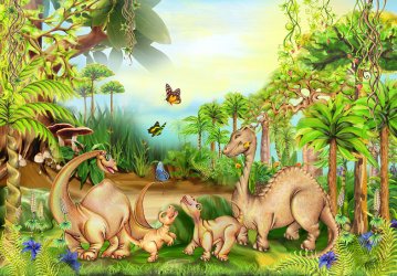 фотообои Семейка динозавров