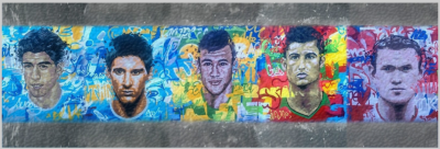 фотообои Футбольные граффити