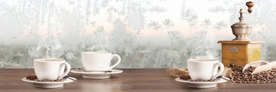 фотообои Зимний кофе