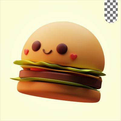 постеры Бургер 3Д