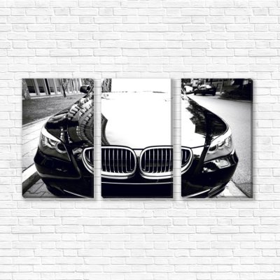 модульные картины Черный BMW