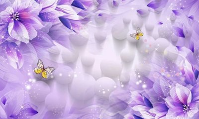 фотообои Лавандовые лилии