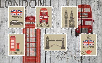 фотообои Лондонские марки