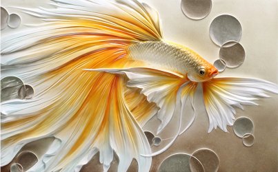 фотообои Золотая рыбка