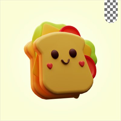 постеры Сендвич 3Д