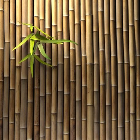 картина из бамбука на стену