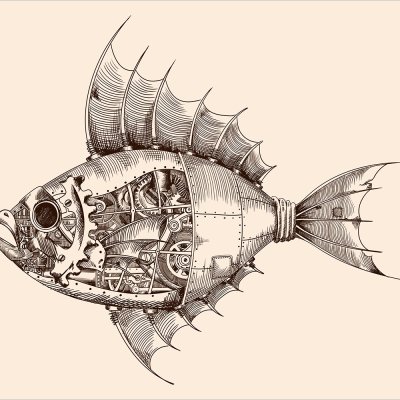 постеры Рыба да Винчи